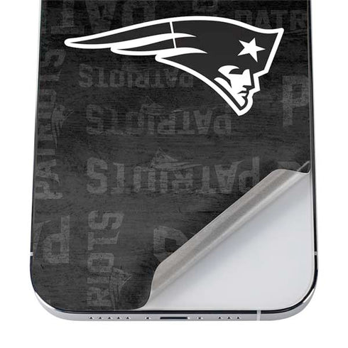 NFL New England Patriots Black & White iPhone 12 Pro Max Skin